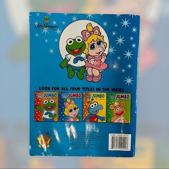 Muppet Babies coloring book and Cra-Z-Art crayons and markers - Picture 3 of 6